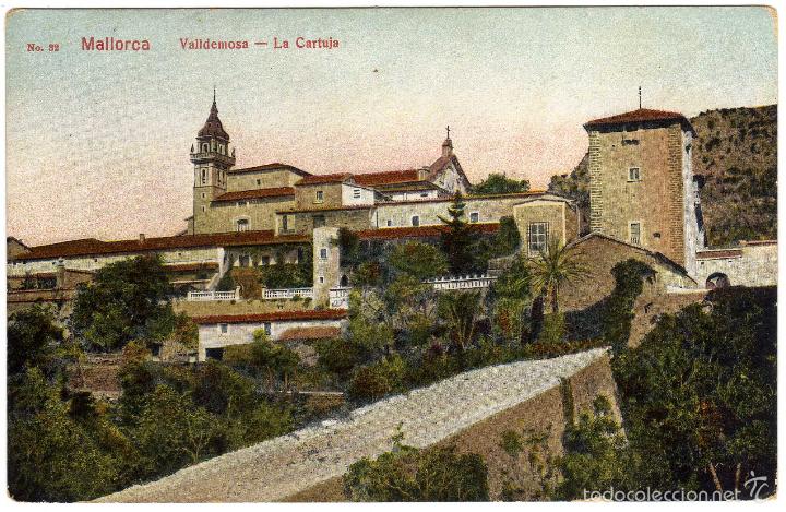 Postcards: PRECIOSA POSTAL - M ALLORCA - VALLDEMOSA - LA CARTUJA