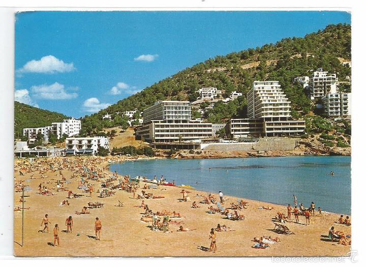 Postales: SANTA EULALIA DEL RIO .- CALA LLONGA .- HOTEL PLAYA DORADA Y HOTEL PLAYA IMPERIAL