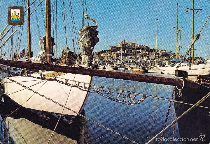 Postales: Ibiza isla blanca (escrita) - Foto 1