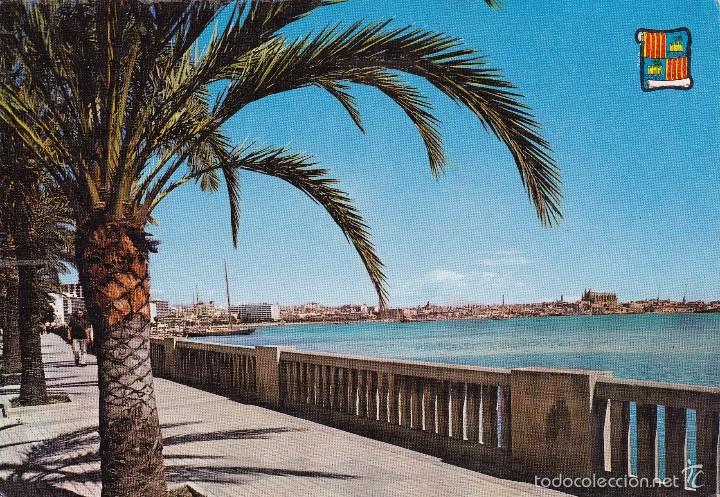 Postales: Palma Mallorca paseo martimo (escrita) - Foto 1
