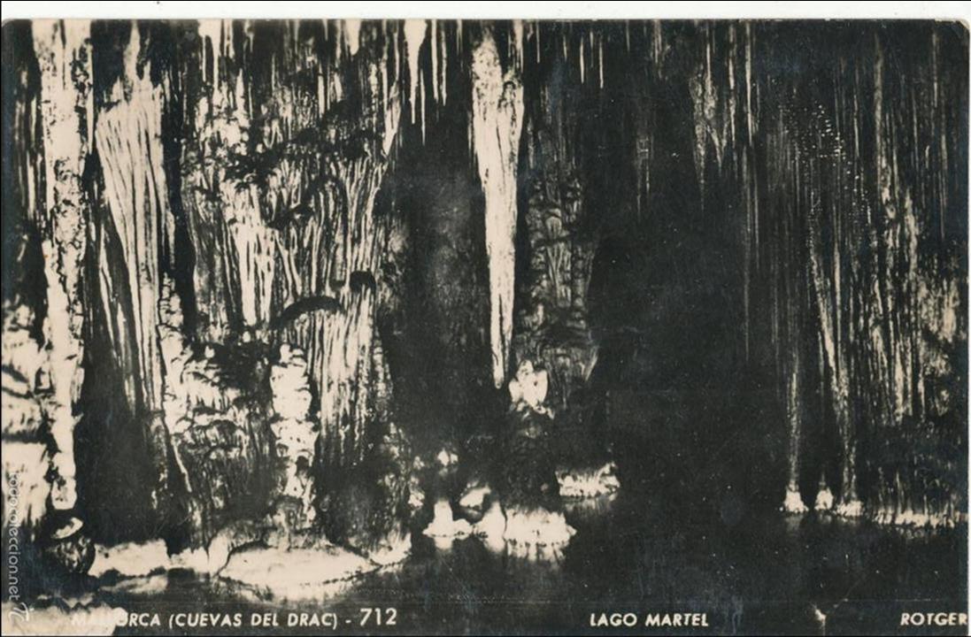 Postales: Mallorca.- Cuevas del Drac. Lago Martel. - Foto 1