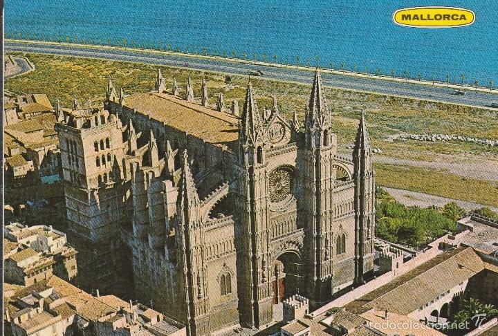 Postales: N&ordm; 25500 POSTAL MALLORCA CATEDRAL - Foto 1