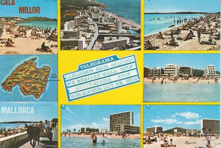 Postales: N&ordm; 25559 POSTAL CALA MILLOR MALLORCA - Foto 1
