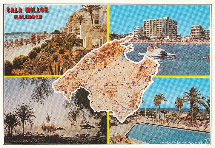 Postales: N&ordm; 25542 POSTAL CALA MILLOR MALLORCA - Foto 1