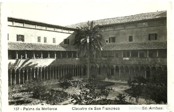 Postales: PALMA DE MALLORCA (CLAUSTRO DE SAN FRANCISCO) - Foto 1