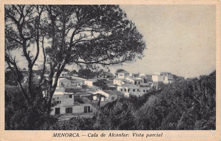 Postales: MENORCA.- CALA DE ALCAUFAR: VISTA PARCIAL
