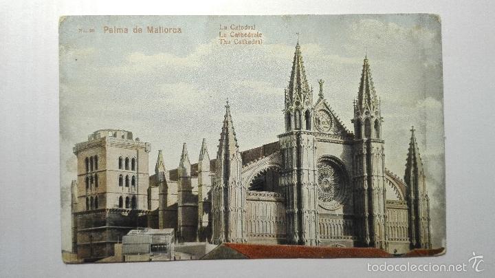 Postkarten: ANTIGUA TARJETA POSTAL CATEDRAL PALMA DE MALLORCA CIRCULADA CON 1 SELLO 1910