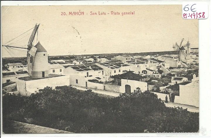 Postales: (PS-49158)POSTAL DE MAHON-SAN LUIS.VISTA GENERAL