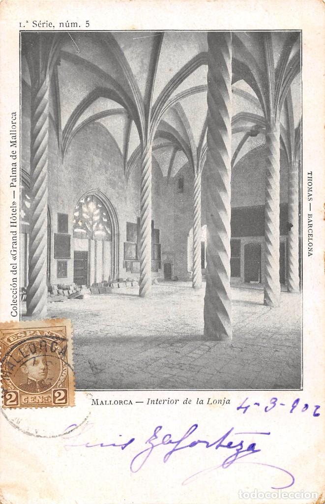 Postales: MALLORCA.- INTERIOR DE LA LONJA - Foto 1