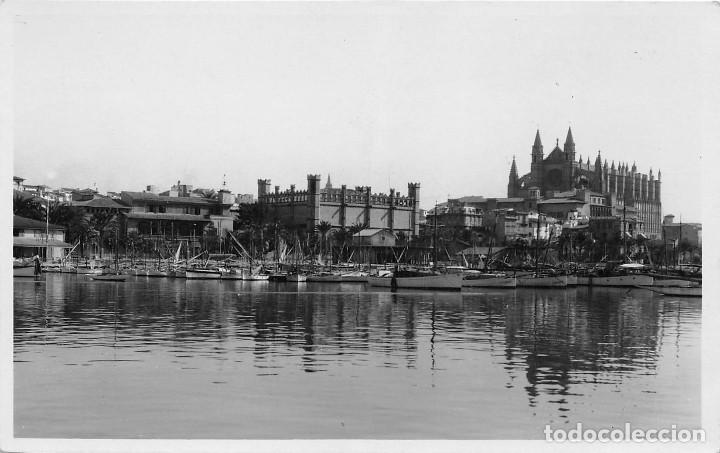 Postales: PALMA DE MALLORCA.- LA LONJA Y LA CATEDRAL - Foto 1