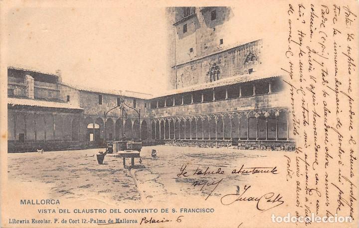 Cartoline: MALLORCA.- VISTA DEL CLAUSTRO DEL CONVENTO DE S. FRANCISCO