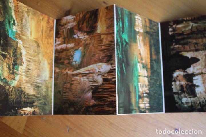 Postales: LIBRO CON 10 POSTALES DE LAS CUEVAS DEL DRACH - Foto 2