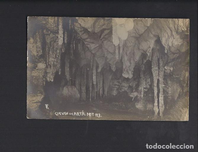 Cartoline: Antigua postal fotogr&aacute;fica. Cuevas de Arta. Mallorca.