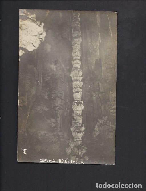 Cartoline: Antigua postal fotogr&aacute;fica. Cuevas de Arta. Mallorca.