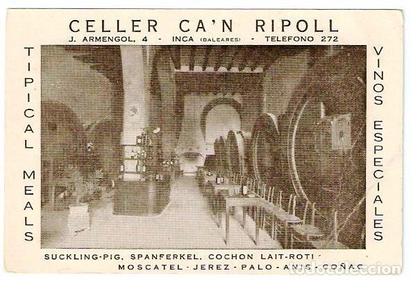 Postales: Inca (Baleares).- Celler Can Ripoll - Foto 1