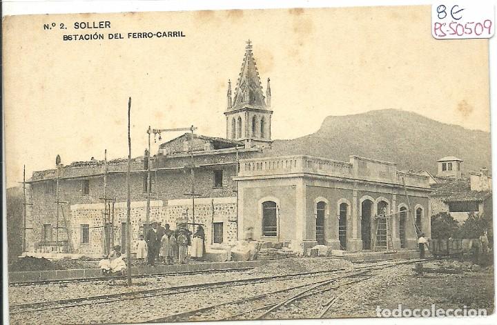 Cartoline: (PS-50509)POSTAL DE SOLLER-ESTACION DEL FERROCARRIL