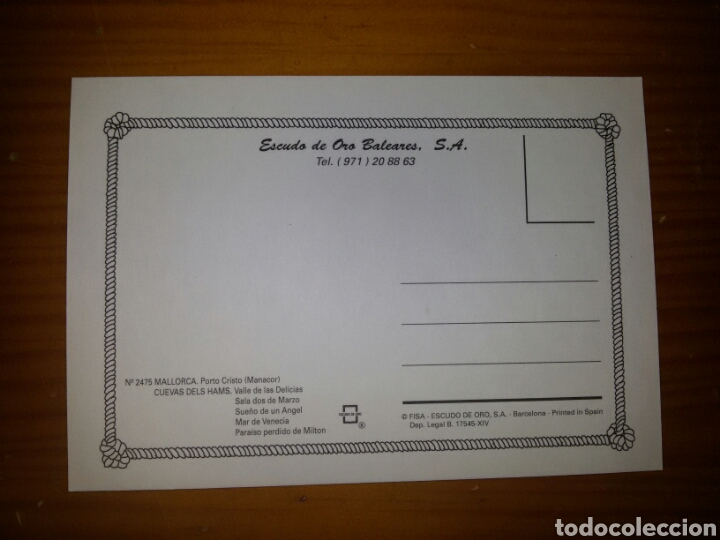 Postales: CUEVAS DELS HAMS / postal - Foto 2