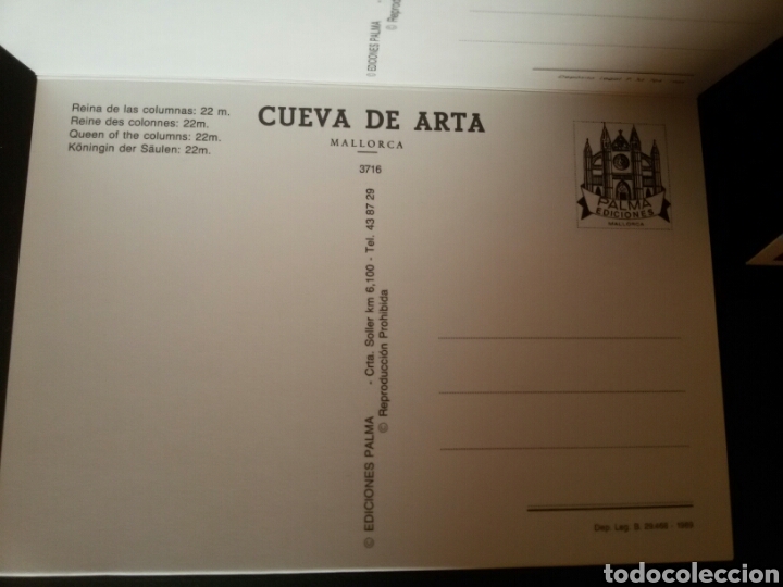 Postales: CUEVAS DE ARTA / Mallorca / 9 postales - Foto 3