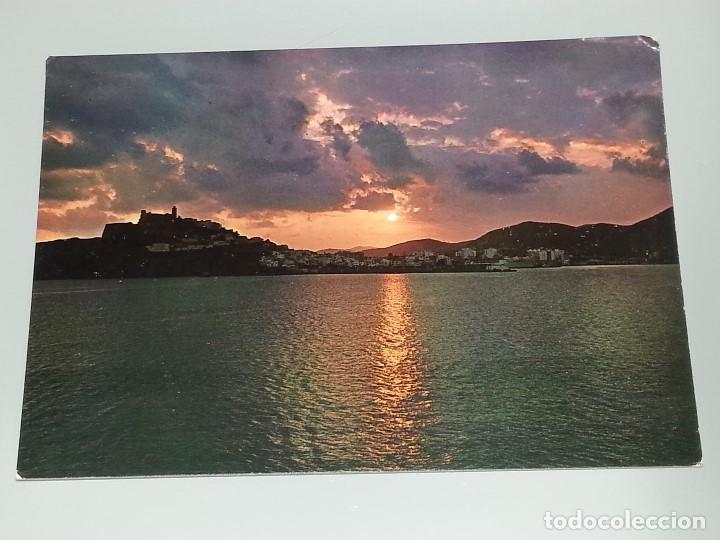 Postales: ANTIGUA POSTAL N&ordm; 4430 DE IBIZA BALEARES PUESTA DE SOL A&Ntilde;OS 60 / 70 POSTALES KOLORHAM