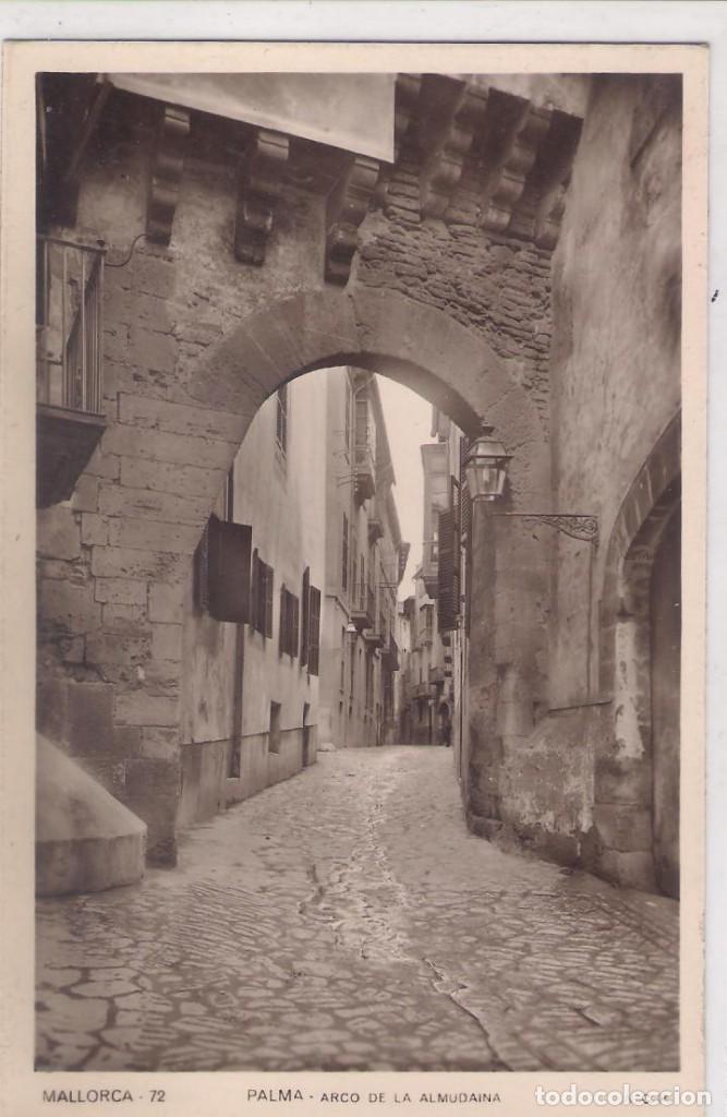 Postales: POSTAL DE MALLORCA ,PALMA ARCO DE LA ALMUDAINA. - Foto 1