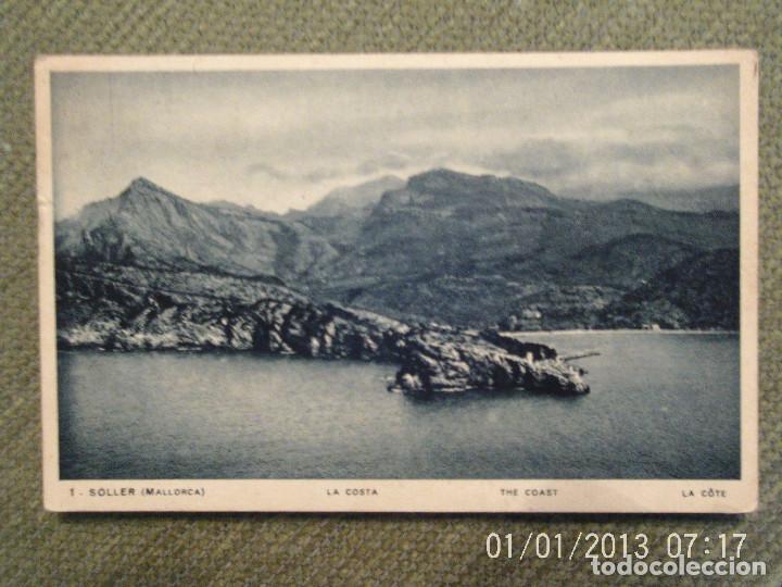 Cartoline: ANTIGUA POSTAL SOLLER MALLORCA - NUM 1 - LA COSTA