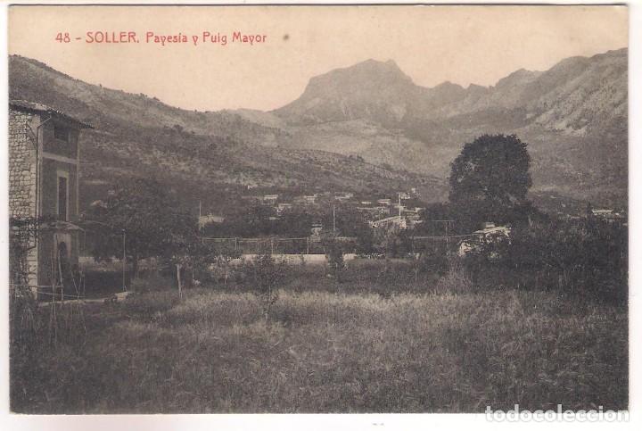Cartoline: POSTAL DE SOLLER, PAYESIA Y PUIG MAYOR .