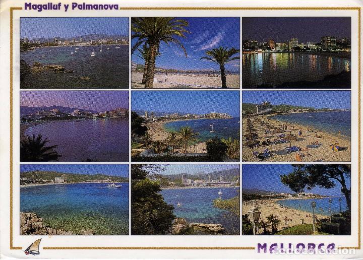 Postkarten: POSTAL BALEARES-MALLORCA-MAGALLUF Y PALMANOVA