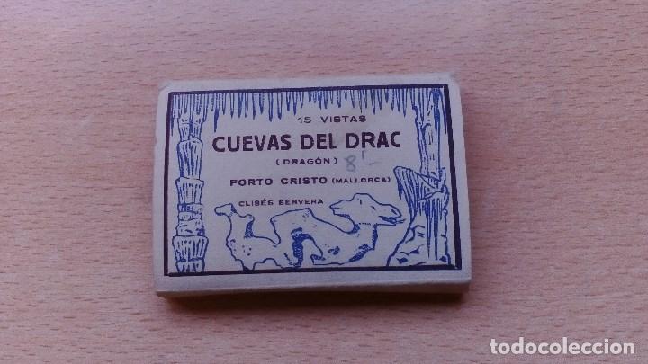 Postales: CUADERNILLO DE POSTALES CUEVAS DEL DRAC 15 VISTAS A&Ntilde;OS &iquest;60-70? TALLERES ZERKOWITZ