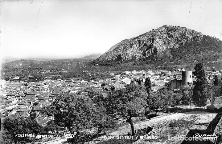 Postales: POLLENSA (MALLORCA).- VISTA GENERAL Y EL PUIG - Foto 1
