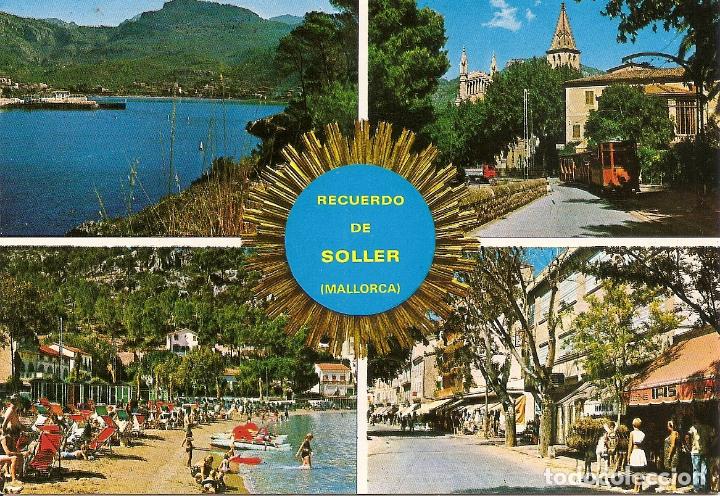 Postales: MALLORCA - SOLLER (A&Ntilde;OS 60) - Foto 1