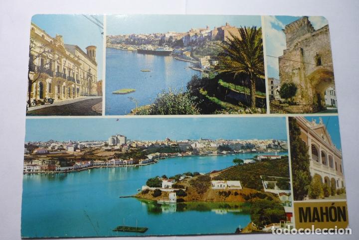 Postales: postal mahon - varias vistas escrita - Foto 1