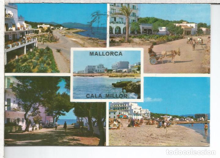 Postales: BALEARES MALLORCA ESCRITA CALA MILLOR - Foto 1
