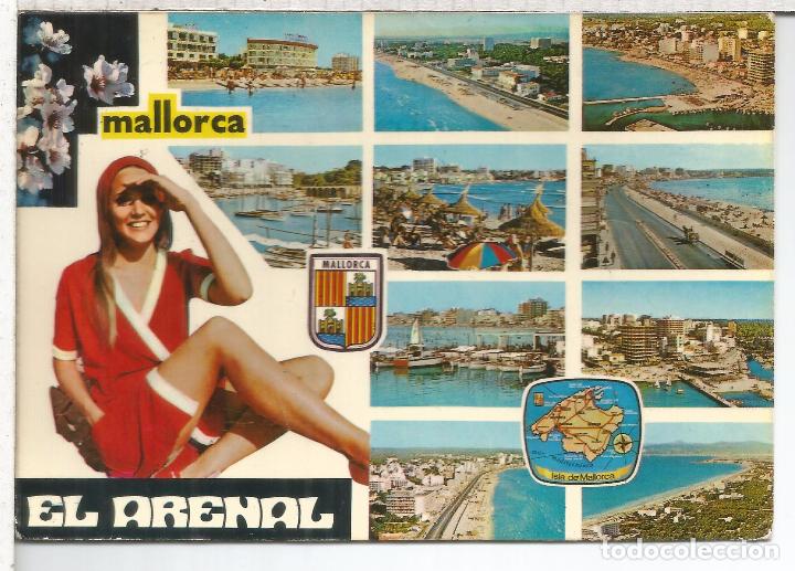 Postales: BALEARES MALLORCA ESCRITA EL ARENAL - Foto 1