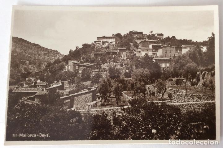 Postais: POSTAL FOTOGR&Aacute;FICA SEPIA. VISTA GENERAL. DEYA. MALLORCA. BALEARES.