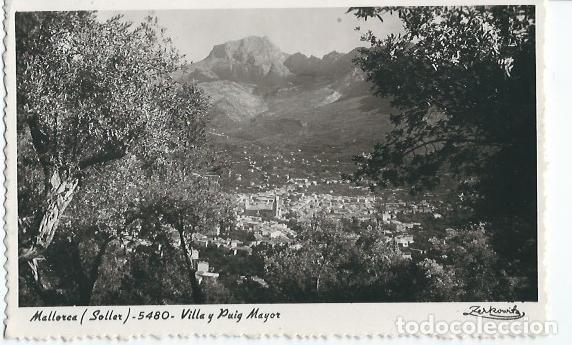 Postais: BONITA POSTAL ANTIGUA DE - VISTA AEREA  DE SOLLER -  ESCRITA EL 24 -  2 - 1951
