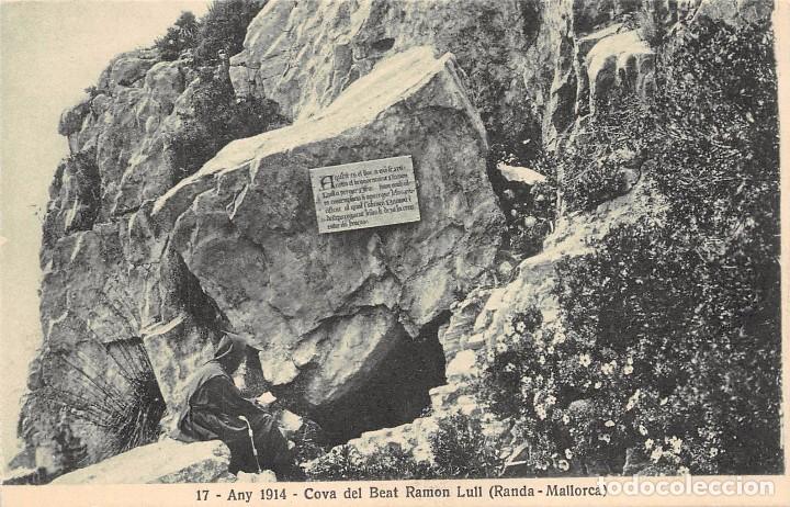 Postales: ALY 1914- COVA DEL BEAT RAMON LULL (RANDA-MALLORCA)