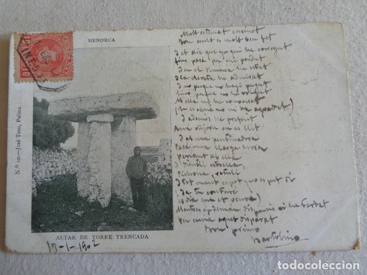 Postais: MENORCA.ALTAR DE TORRE TRENCADA.05043