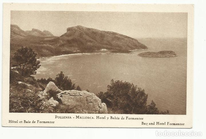 Postales: POLLENSA MALLORCA CALA DE FORMENTOR  NUEVA - Foto 1