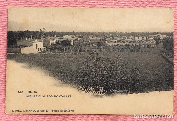 Postais: POSTAL. LIBRER&Iacute;A ESCOLAR. SUBURBIO DE LOS HOSTALETS. MALLORCA. BALEARES.