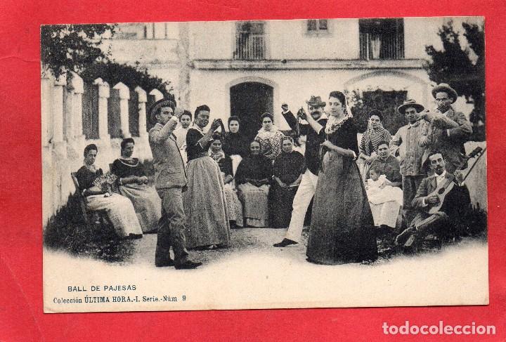 Postais: ball de pajesas. ultima hora. serie i, n&ordm;9
