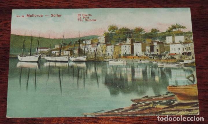 Postales: SOLLER, MALLORCA, EL PUERTO, NUM. 23, ESCRITA - Foto 1