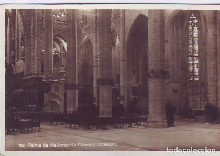 Postcards: ESPA&Ntilde;A POSTALES BALERARES LOTE 933 LA CATEDRAL INTERIOR SIN CIRCULAR