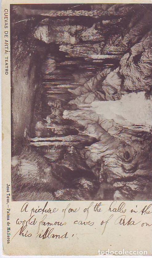 Postcards: ESPA&Ntilde;A POSTALES BALEARES LOTE 935 CUEVAS DE ARTA CIRCULADO