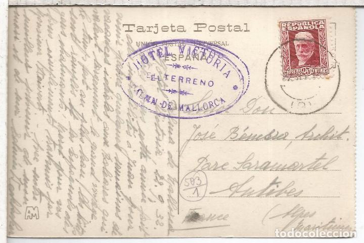 Postales: PALMA MALLORCA ESCRITA 1932 - Foto 2