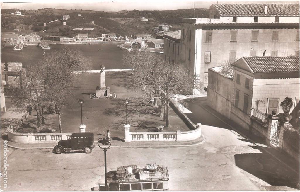Postales: MAH&Oacute;N MENORCA PASEO DE AUGUSTO MIRANDA 1955