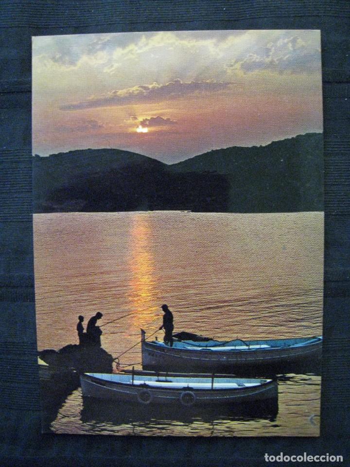 Postales: POSTAL MENORCA - ES GRAO - PUESTA DE SOL. - Foto 1