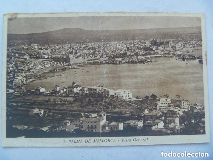 Postais: POSTAL DE PALMA DE MALLORCA : VISTA GENERAL.