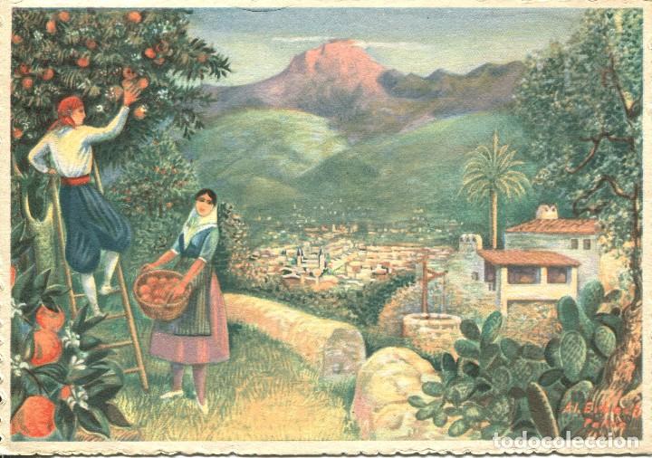 Postales: SOLLER CON EL PUIG MAJOR- - Foto 1