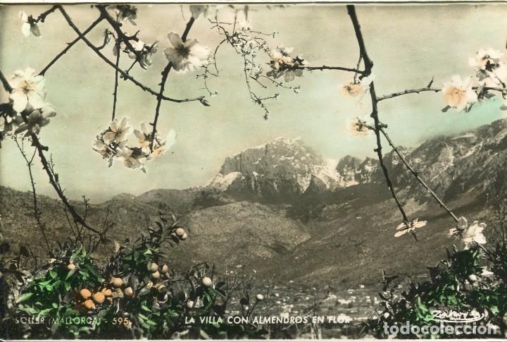 Postales: SOLLER--LA VILLA CON ALMENDROS EN FLOR--ZERKOWITZ - Foto 1
