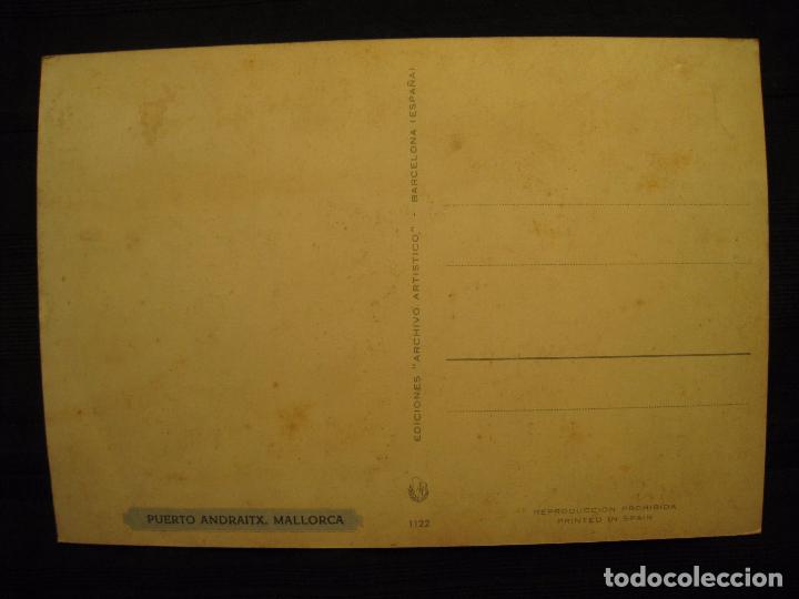 Postales: POSTAL MALLORCA - PUERTO ANDRAITX. - Foto 3